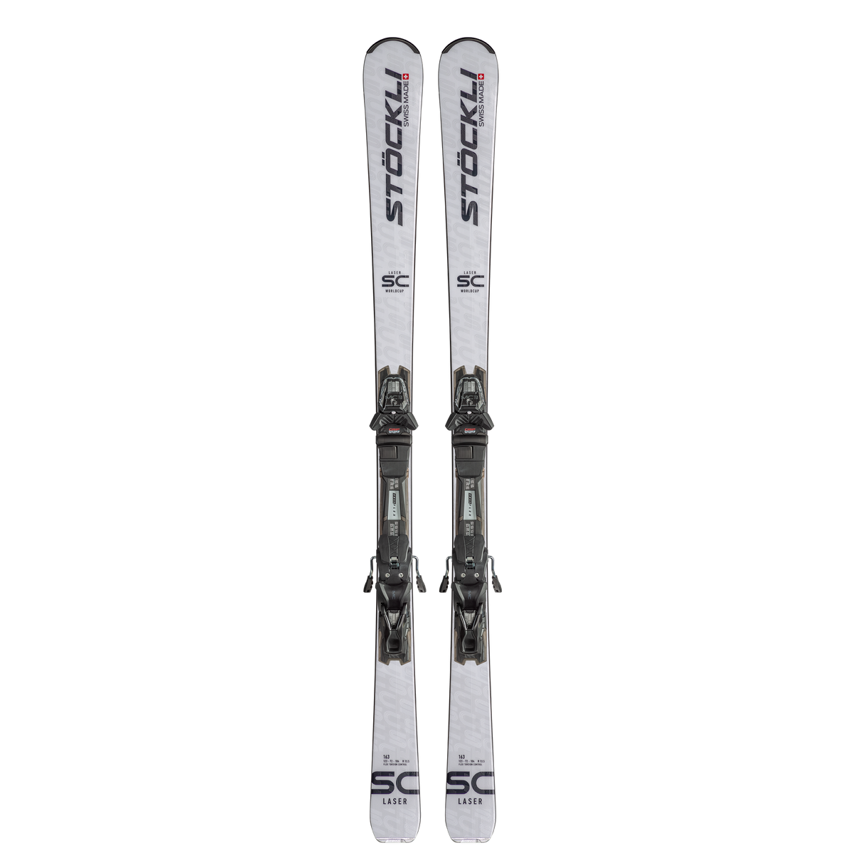 Stockli 2024 Laser SC Ski + MC11 Black Matte/Shine Binding