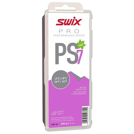 Swix Pure Performance Speed PS07 Violet -2C to -8C Wax